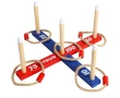 Дървена игра "Ring Toss" (хвърляне на рингове), известна още като "Quoits". , снимка 1