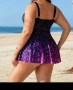  4XL Черен бански рокля и бикина , снимка 2