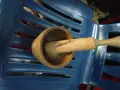 Голям стар дървен хаван, снимка 5
