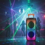Преносима тонколона с микрофон и дистанционно управление, 40W мощност, Bluetooth, USB/SD , снимка 1