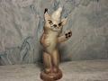 Стара Съветска Руска Порцеланова Фигура Рис Перм, снимка 1