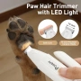 Нов 2 в 1 тример за лапи и нокторезачка с LED за домашни любимци кучета и котки, снимка 4