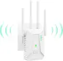WiFi Extender Booster – усилвател на WiFi сигнал с 4 антени, Ethernet порт и обхват до 465 m², снимка 1