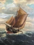 Маслена картина "Морски пейзаж", снимка 2