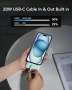 Преносима батерия (power bank) VRURC, модел T1116, с капацитет 10000 mAh и вградени кабели , снимка 5