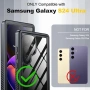 Нов Черен удароустойчив калъф за Samsung S24 Ultra IP68 пълна защита Водоустойчив кейс Самсунг, снимка 8