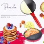 Електрически тиган за палачинки и пролетни рулца. Диаметър - 200 мм. Не се изисква мазнина. Превключ, снимка 9