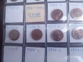 Колекция от 1 цент 1940-1974 г., буква- S , САЩ. , снимка 6