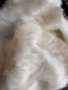 Луксозен бял еко косъм плат, снимка 4
