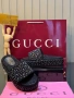 Gucci Дамски Чехли С Кристали🩴Дамски Чехли С Камъни Гучи - 2 Цвята Код SK1362, снимка 2