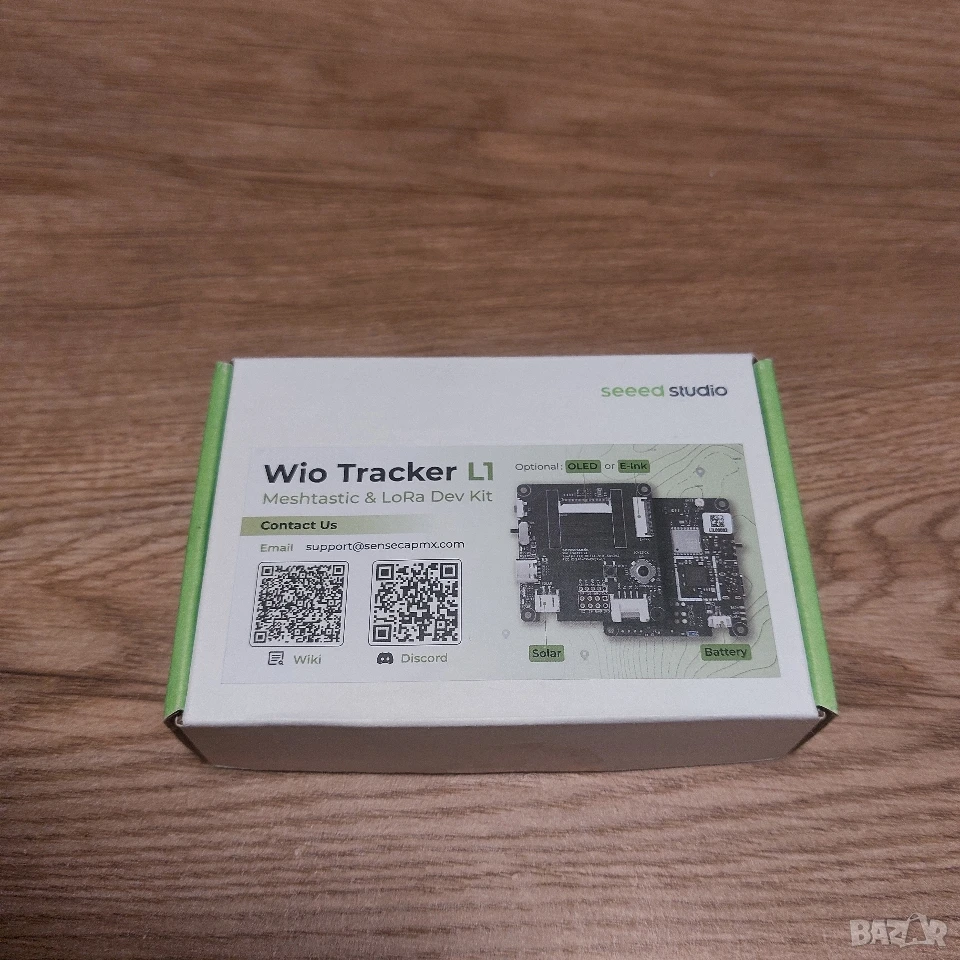 Чисто нов Wio Tracker L1 Meshtastic LoRa GPS Тракер / Dev Kit Seeed Studio – Off-Grid Комуникация, снимка 1