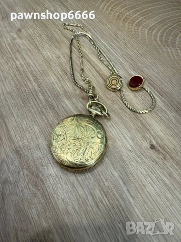 Джобен часовник KASPER 17 rubies INCABLOC, снимка 4 - Антикварни и старинни предмети - 55102349