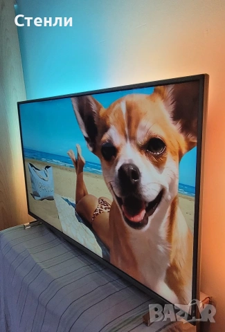 4K Смарт Philips 43" с 3-странен Ambilight 