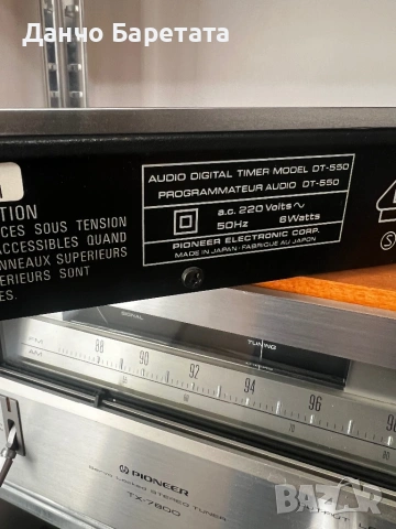 Pioneer dt 550, снимка 5 - Ресийвъри, усилватели, смесителни пултове - 53982068