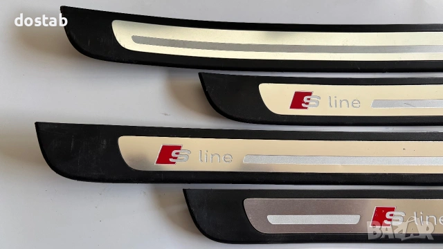 Лайсни за праг на Audi a6 c7 S line, снимка 2 - Части - 55196184
