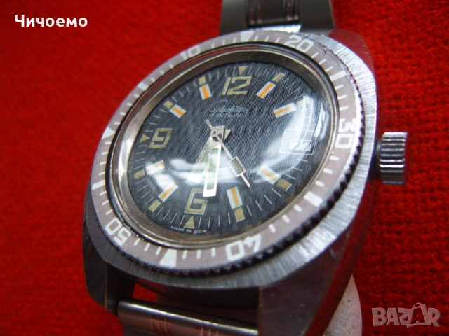 Glashutte Spezimatic Diver GDR  Мъжки ръчен часовник, снимка 8 - Антикварни и старинни предмети - 54596414