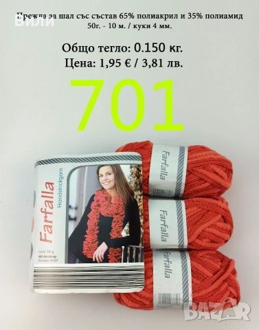 Остатъци от прежди различни по състав, снимка 17 - Други - 38749094