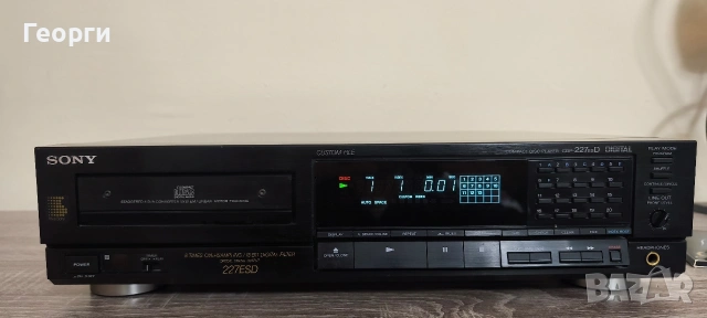 Sony CDP 227 ESD, снимка 4 - Ресийвъри, усилватели, смесителни пултове - 54634725