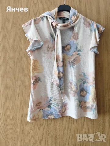 Ralph Lauren блуза с лен ,S, снимка 4 - Тениски - 55506350