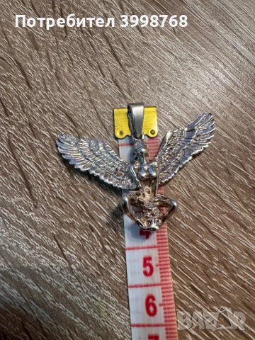 Сребърен кръст и поръчков медальон, снимка 6 - Колиета, медальони, синджири - 54207628