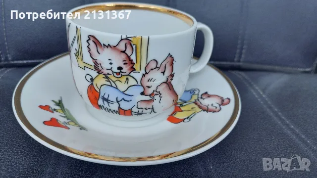 изида,порцеланов сервиз,детски мотиви,чаша