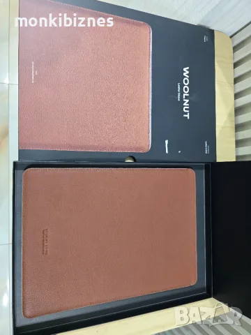 Кожен калъф WOOLNUT за MacBook Air 1 5", скандинавски дизайн, първокласна защита, филцов, снимка 8 - Калъфи, кейсове - 55451194