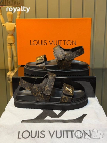 Louis Vuitton Нови Дамски Сандали Луи Витон Различни Цветове , снимка 6 - Сандали - 54650002