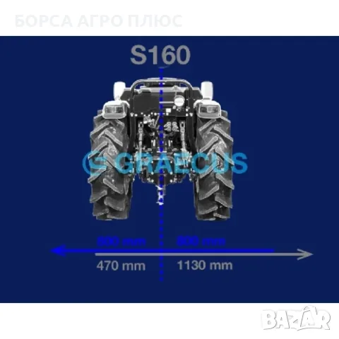 Плоска роторна косачка GRAECUS S160A, снимка 10 - Селскостопанска техника - 55480339