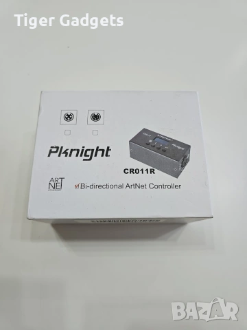 Pknight ArtNet DMX Ethernet Controller CR001R – Art-Net към DMX512 интерфейс, 1 Universe, двупосочен, снимка 11 - Други - 54958512