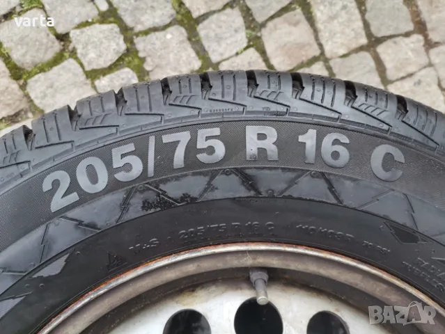 2бр БУСОВИ гуми CONTINENTAL VANCO WINTER2 205/75/16С, снимка 6 - Гуми и джанти - 55341550