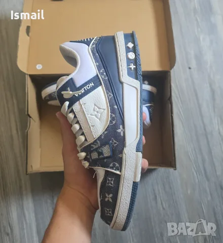 Louis Vuitton LV Trainers Monogram Denim (Blue), снимка 4 - Маратонки - 55639860