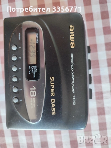 Продавам уокмен с радио aiwa tx310, снимка 5 - MP3 и MP4 плеъри - 55076453