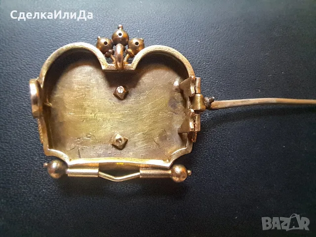 Старинна Значка Царска Военна 14К злато, снимка 5 - Антикварни и старинни предмети - 55303479