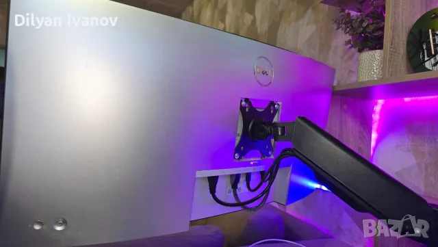 Монитор - Монитор - Dell U3423WE, 34", Curved, IPS, UW-QHD, 60Hz, снимка 3 - Монитори - 55677752