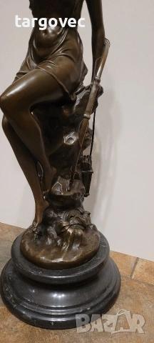 масивна бронзова фигура статуя статуетка 75 см, снимка 2 - Антикварни и старинни предмети - 54062583