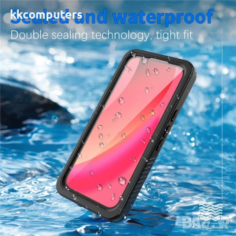 Водоустойчив Магнитен Калъф REDPEPPER FS Series IPX8 за Google Pixel 10a с Протектор – Черен, снимка 4 - Калъфи, кейсове - 54676008
