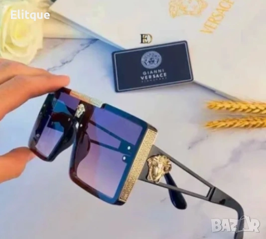 очила miu miu versace с ув защита, калъф, кутия и кърпичка на марката , снимка 7 - Слънчеви и диоптрични очила - 54401993