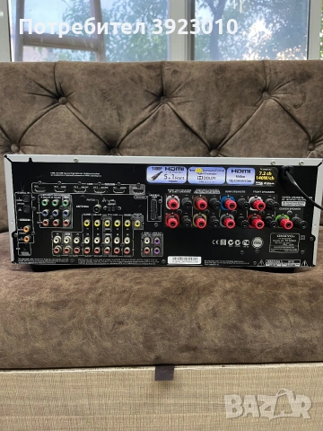 Ресийвър ONKYO TX-SR607, снимка 3 - Ресийвъри, усилватели, смесителни пултове - 55003165