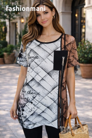 ДАМСКИ ТУНИКИ 6 модела- код 446, снимка 4 - Туники - 47355425