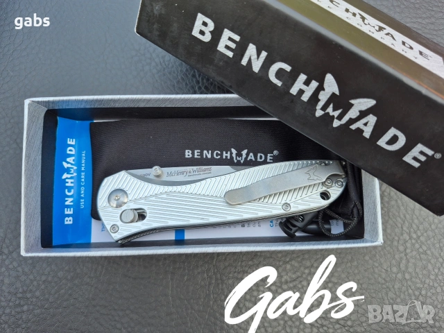 Сгъваем нож Benchmade Seven/Ten 710FE24 Mc Henry&Williams, снимка 15 - Ножове - 54518571
