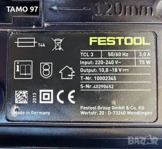 Зарядни устройства Festool, Makita, HiKoki, Ryobi, снимка 3 - Други инструменти - 55355054