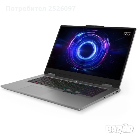 Lenovo LOQ Gen 10/17.3” 165Hz/RTX 5050/i7-13650HX/24GB DDR5/RGB/Гаранция, снимка 2 - Лаптопи за игри - 54836395