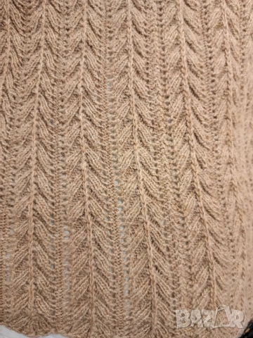 Ръчно плетен елек -100%вълна, снимка 3 - Елеци - 54139242