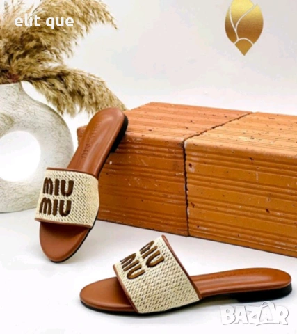 дамски чехли miu miu 