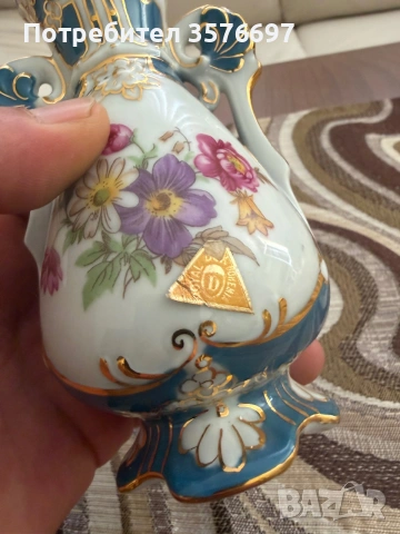 Порцеланова ваза Royal Dux Bohemia, снимка 4 - Вази - 55112246