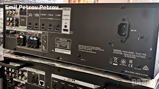 ⭐⭐ Denon AVR-X540BT 5.2-канален 4K Ultra HD, снимка 5 - Ресийвъри, усилватели, смесителни пултове - 54494922