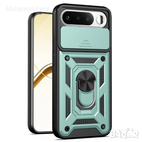 Калъф за Realme 16 5G с Капаче за Камера и Стойка - PC+TPU, Военна защита, 7 цвята, снимка 6 - Калъфи, кейсове - 54386714