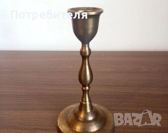 Месингови свещници , снимка 2 - Антикварни и старинни предмети - 54315940