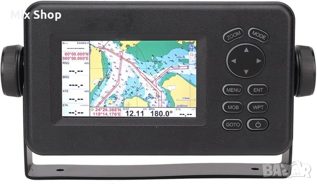 Нов Морски GPS, морски навигатор, 4,3-инчов цветен LCD екран