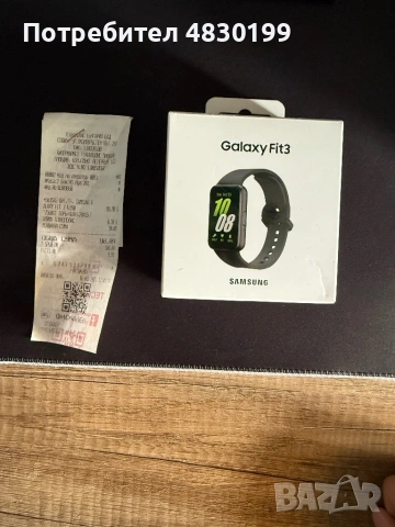 Фитнес гривнa SAMSUNG GALAXY FIT 3 R390 BLACK 1.60